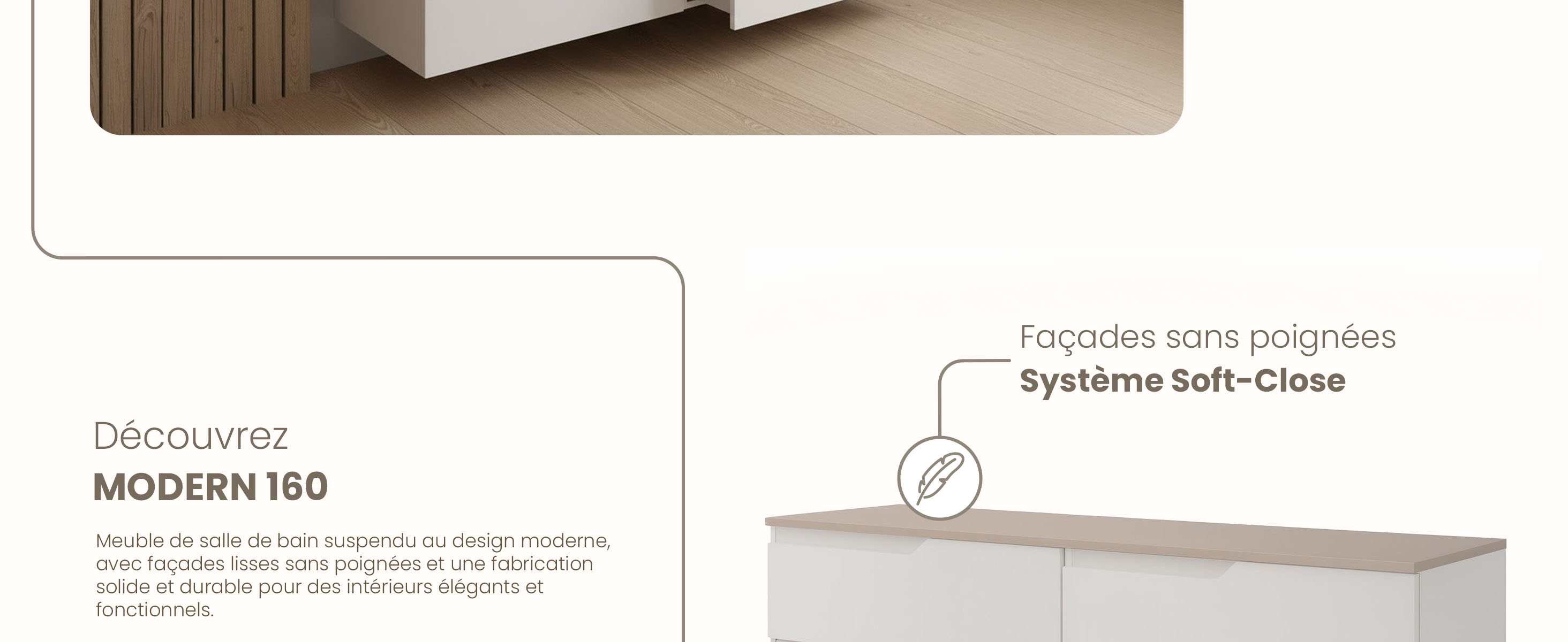 RODAN, meuble de salle de bain, armoire moderne, meuble sous vasque, meuble sous lavabo