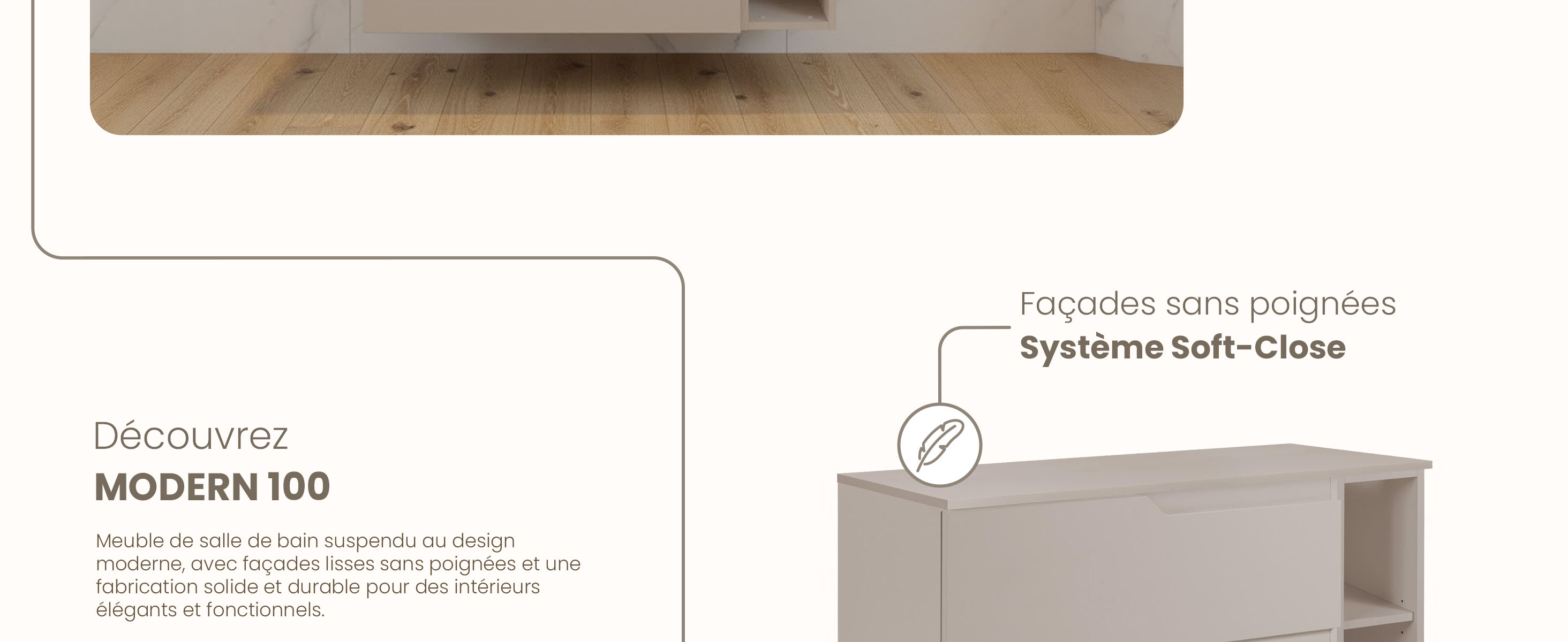 RODAN, meuble de salle de bain, armoire moderne, meuble sous vasque, meuble sous lavabo