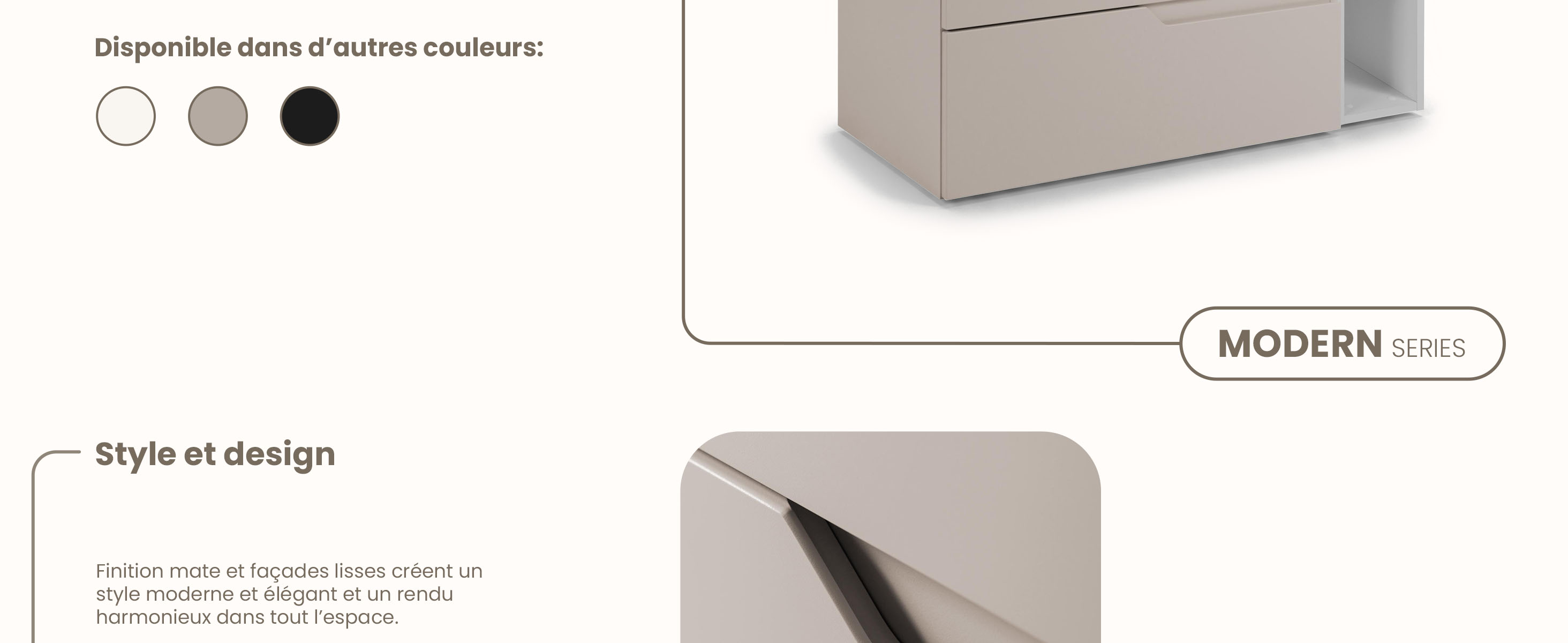 RODAN, meuble de salle de bain, armoire moderne, meuble sous vasque, meuble sous lavabo