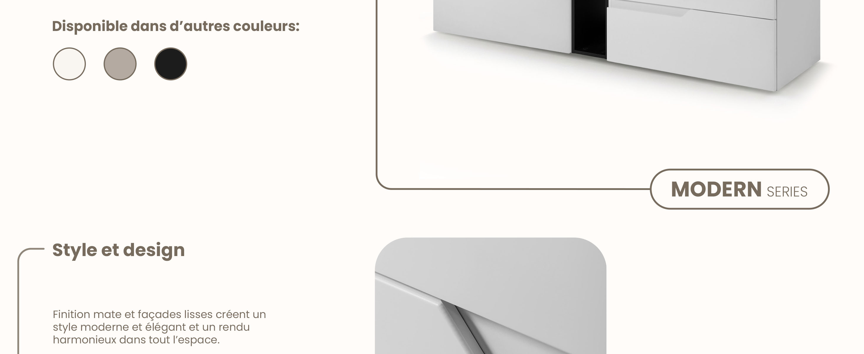 RODAN, meuble de salle de bain, armoire moderne, meuble sous vasque, meuble sous lavabo