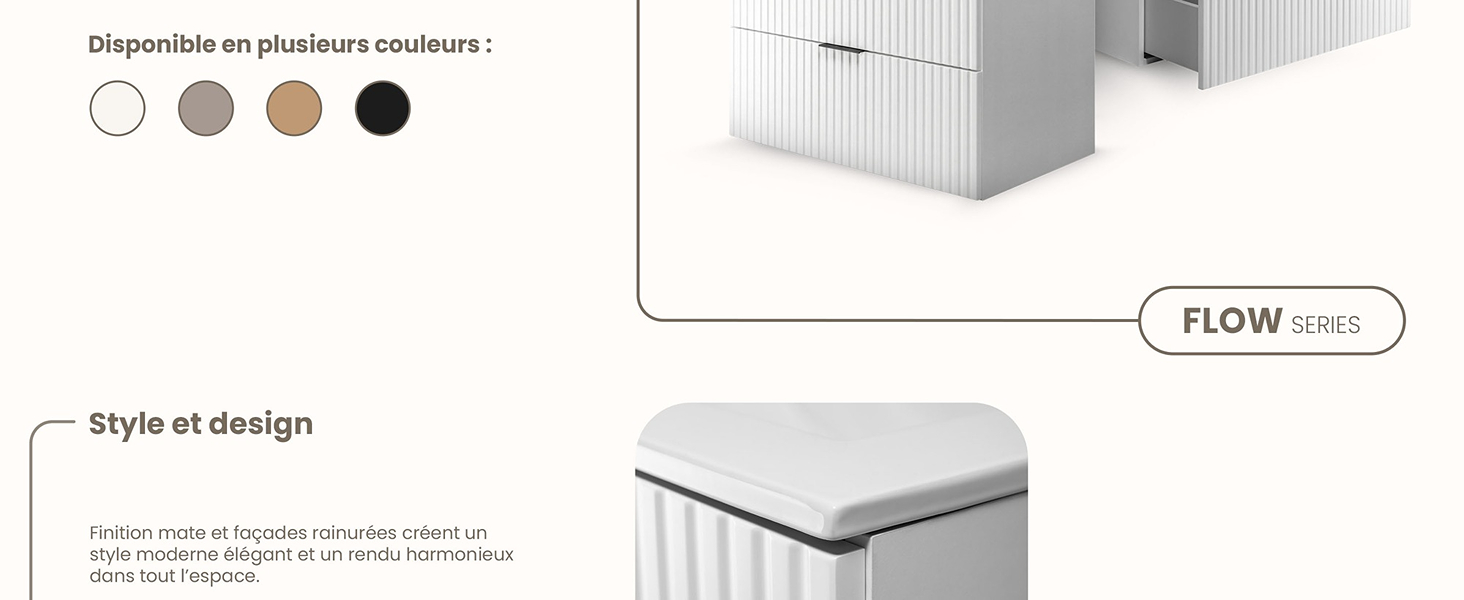 RODAN, meuble de salle de bain, armoire moderne, meuble sous vasque, meuble sous lavabo