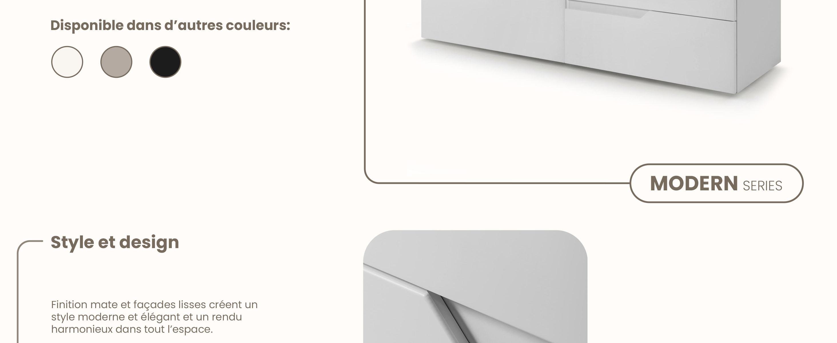 RODAN, meuble de salle de bain, armoire moderne, meuble sous vasque, meuble sous lavabo